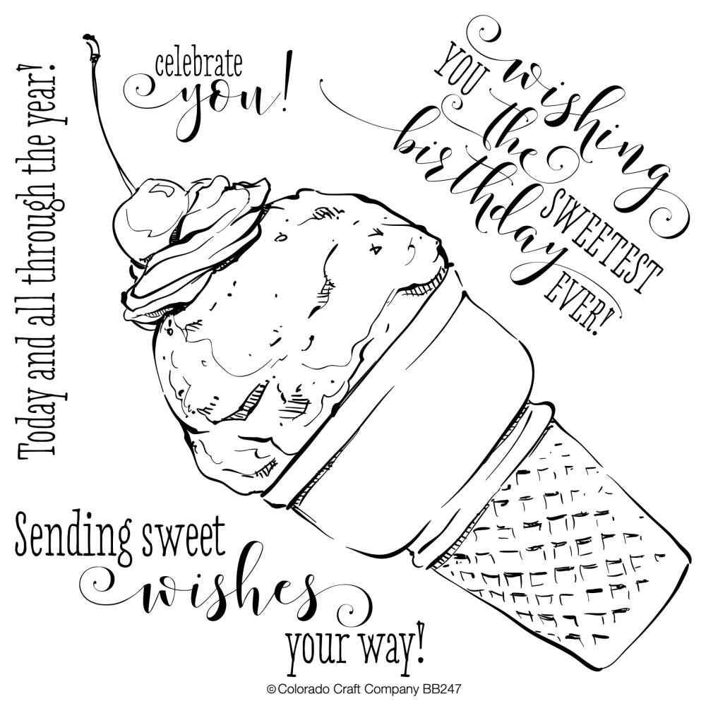 Colorado Craft Company - C3BB247 Sweetest Birthday Cone - out of stock