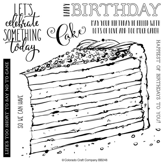 Colorado Craft Company - C3BB248 Birthday Cake - Big & Bold*