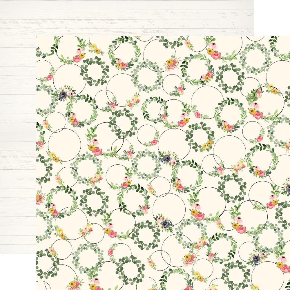 Carta Bella - Spring Market D/S Paper - Wreath Décor (CBSM0007)