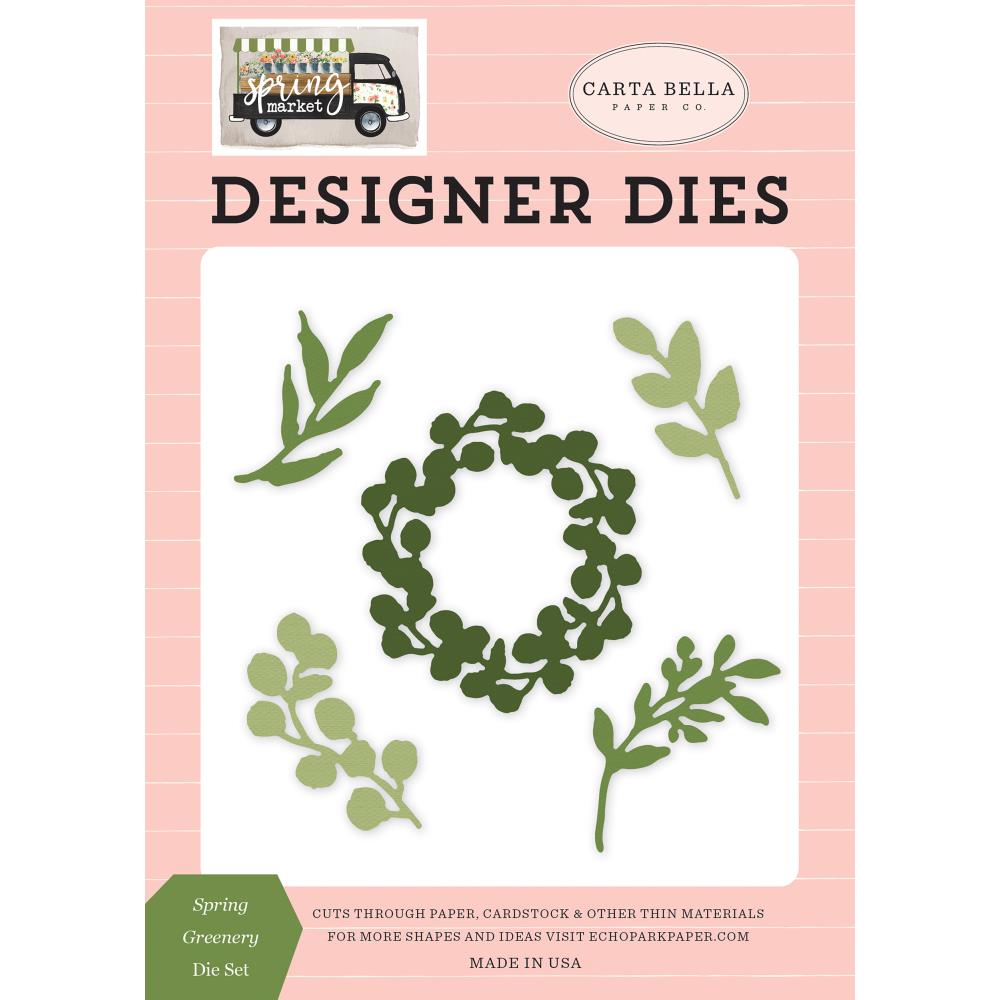 Carta Bella - Spring Market - Spring Greenery Die set (CBSM8040)…….