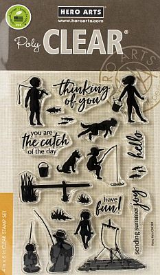 Hero Arts CM381 Lake Time Fun stamp set*