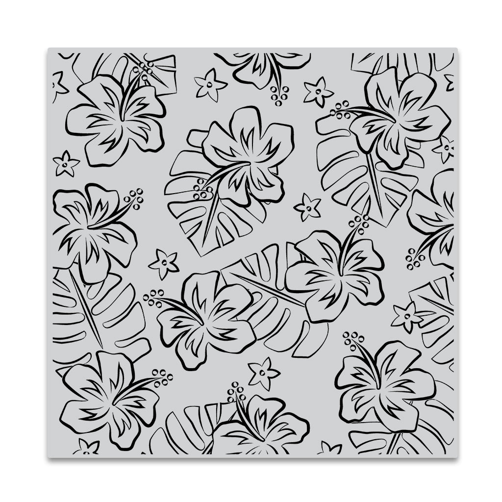 Hero Arts - CG836 Hibiscus Flowers Bold Prints*