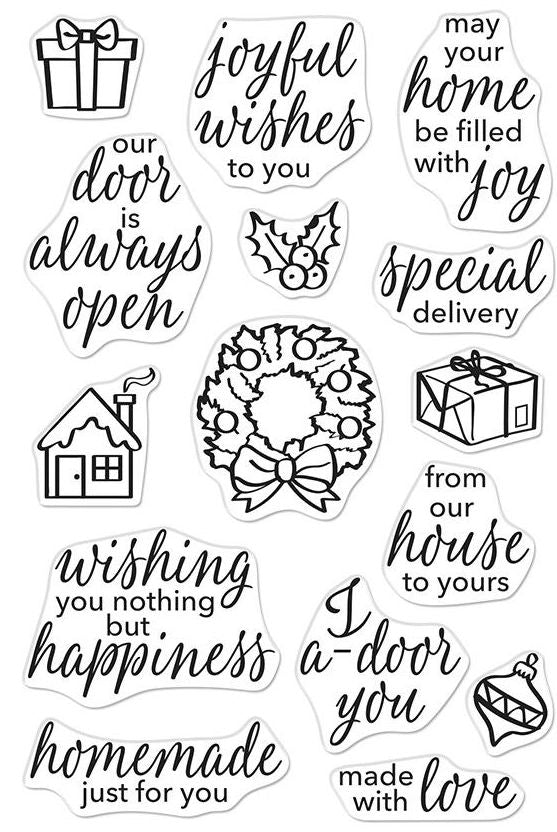 Hero Arts CM406 - May Your Home Be Filled With Joy (stamp set)*