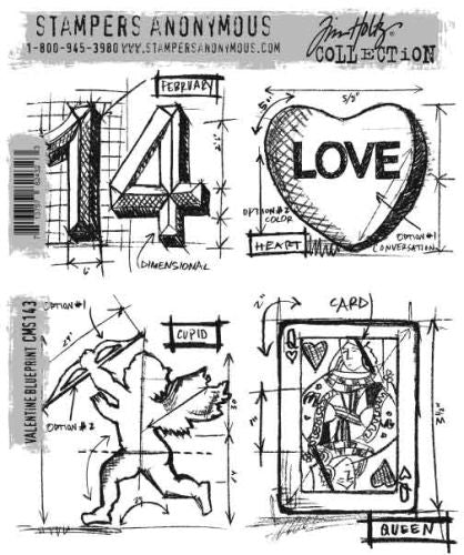 Stampers Anonymous - CMS143 Valentine Blueprint..*