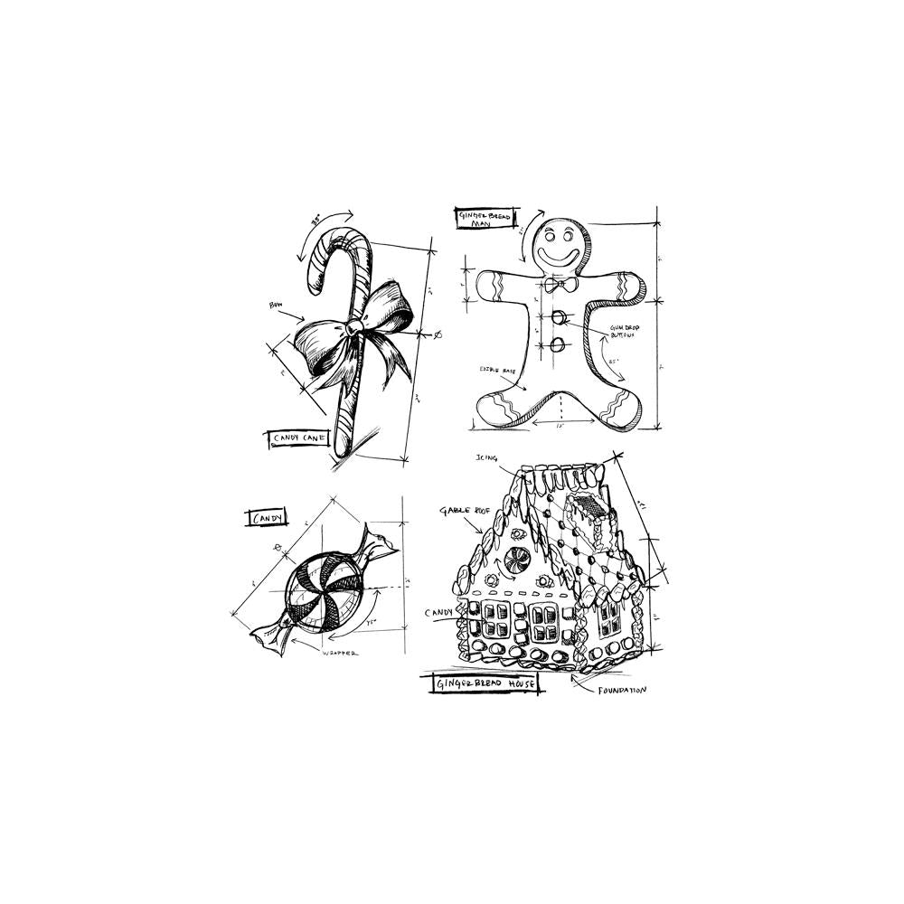 Stampers Anonymous - CMS169 Christmas Blueprint #2.........