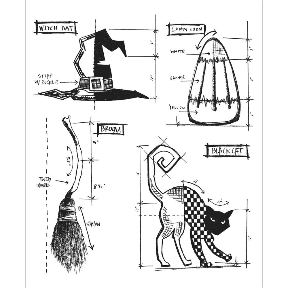 Stampers Anonymous CMS200 Halloween Blueprint..*