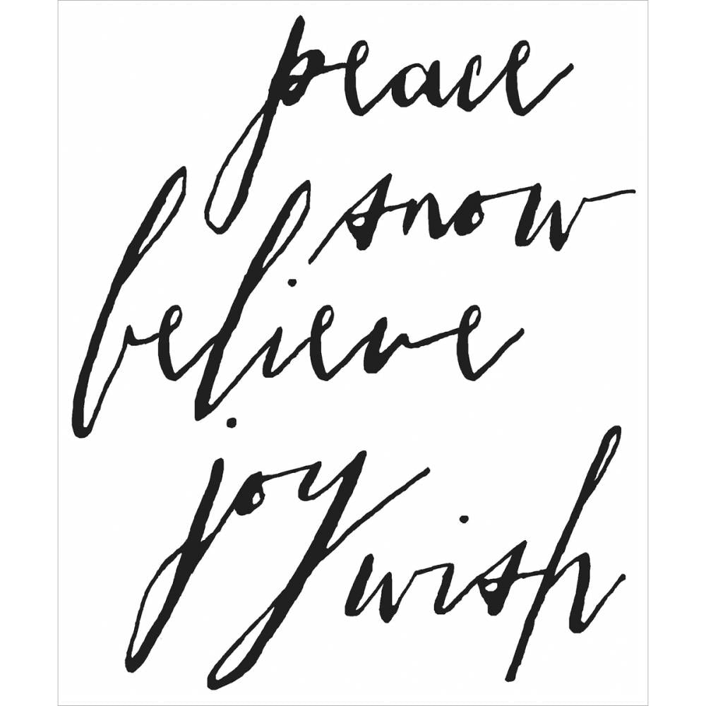 Stampers Anonymous - Tim Holtz - CMS248 Handwritten Holidays..*