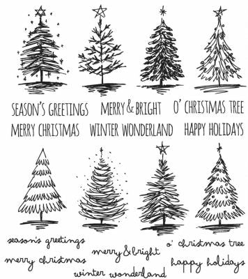 Stampers Anonymous CMS249 Scribbly Christmas..*