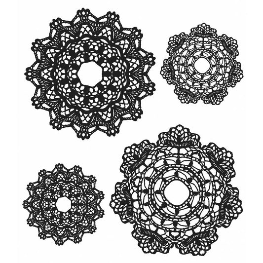 Stampers Anonymous / Tim Holtz - CMS254 Doily..*