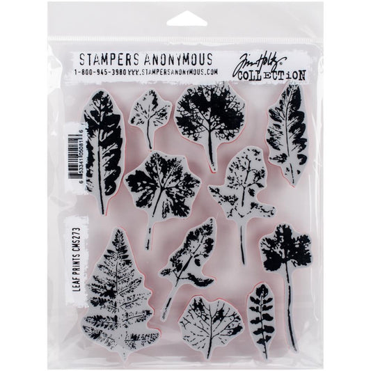 Tim Holtz / Stampers Anonymous CMS273 Leaf Prints*