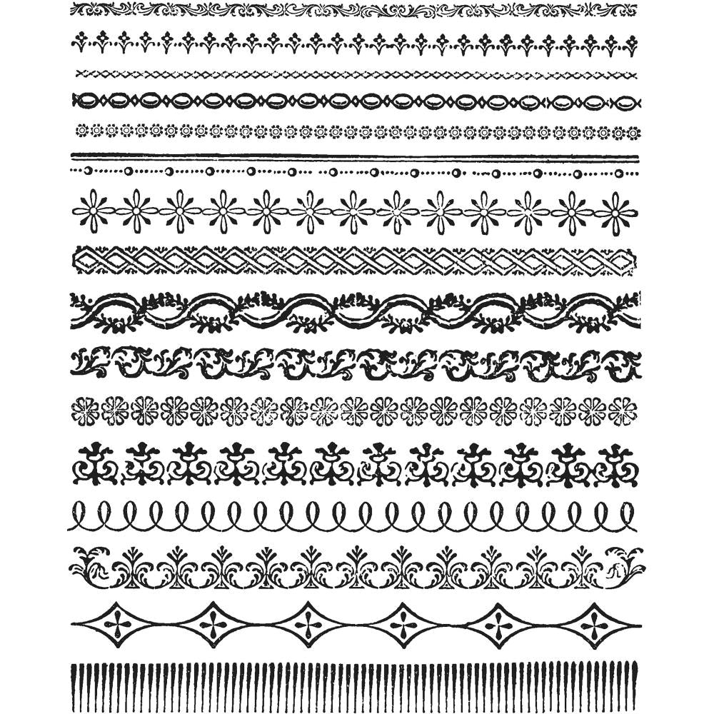 Tim Holtz / Stampers Anonymous CMS326 Ornate Trims.*
