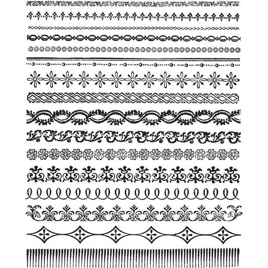 Tim Holtz / Stampers Anonymous CMS326 Ornate Trims.*