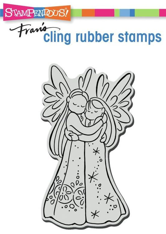 Stampendous - CRP380 Cling Angel Hugs