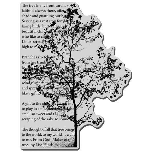 Stampendous CRR164 - Tree Poem