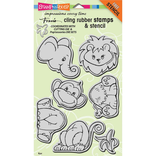 Stampendous CRS5086 Jungle Friends - out of stock