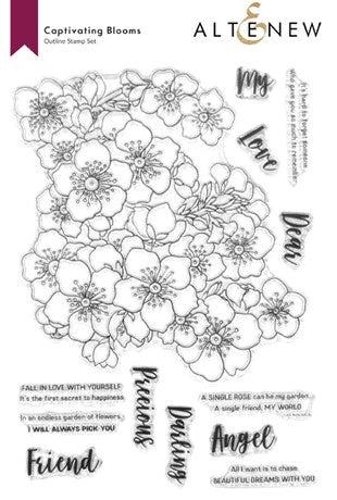Altenew - Captivating Blooms (stamp & stencil set)