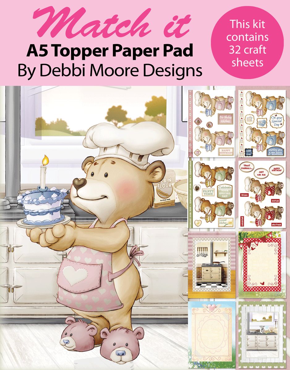 GACS6 - Debbi Moore Designs - Celebration Bears Birthday