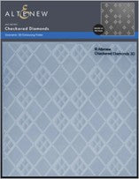 Altenew - Checkered Diamonds 3D Embossing Folder
