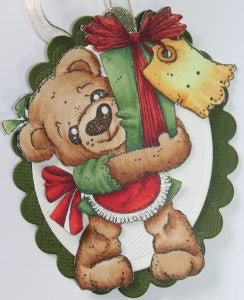 Magnolia Rubber Stamps - Coco with Present*