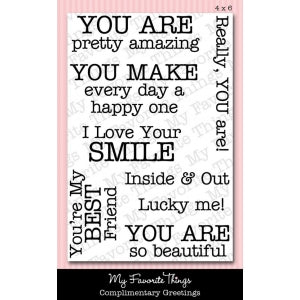 My Favorite Things - Complimentary Greetings..