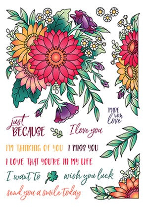 LDRS - Crazy for Daisies stamp