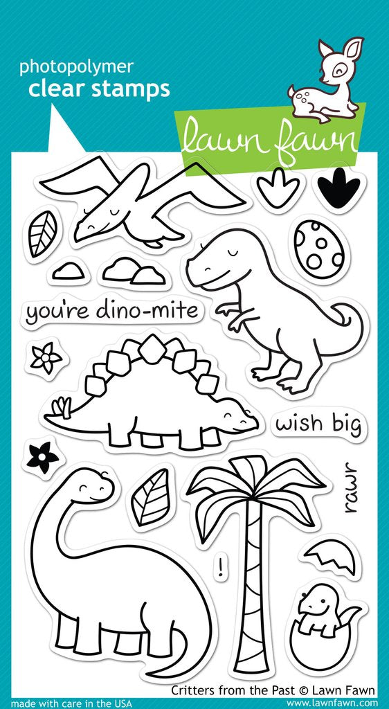 Lawn Fawn - Critters From The Past (stamp & die bundle)……..