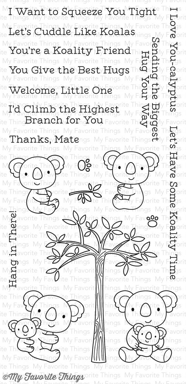 My Favorite Things - Cuddly Koalas stamp set.........