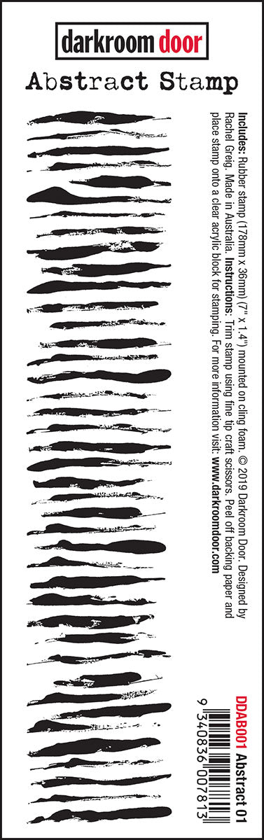 Darkroom Door - DDAB001 Abstract Stamp - Abstract 01**