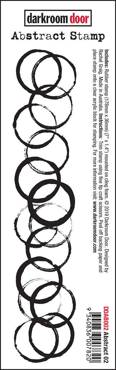 Darkroom Door - DDAB002 Abstract Stamp - Abstract 02**