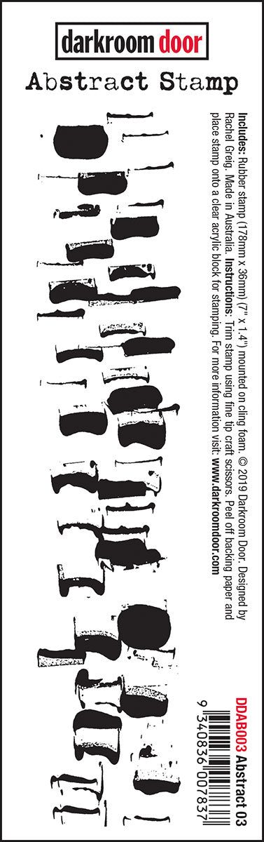 Darkroom Door - DDAB003 Abstract Stamp - Abstract 03**