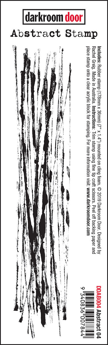 Darkroom Door - DDAB004 Abstract Stamp - Abstract 04**
