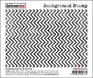 Darkroom Door DDBS020 Chevron Background Stamp**