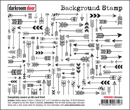 Darkroom Door - DDBS063 - Arrows background stamp