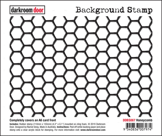 Darkroom Door - DDBS067 - Honeycomb Background Stamp