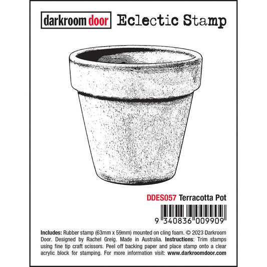Darkroom Door Eclectic Stamp - DDES57 - Terracotta Pot