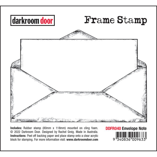 Darkroom Door - Frame Stamp - DDFR040 Envelope Note