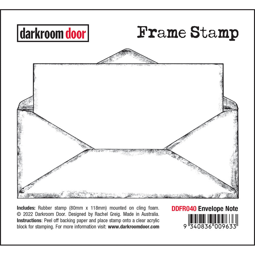 Darkroom Door - Frame Stamp - DDFR040 Envelope Note