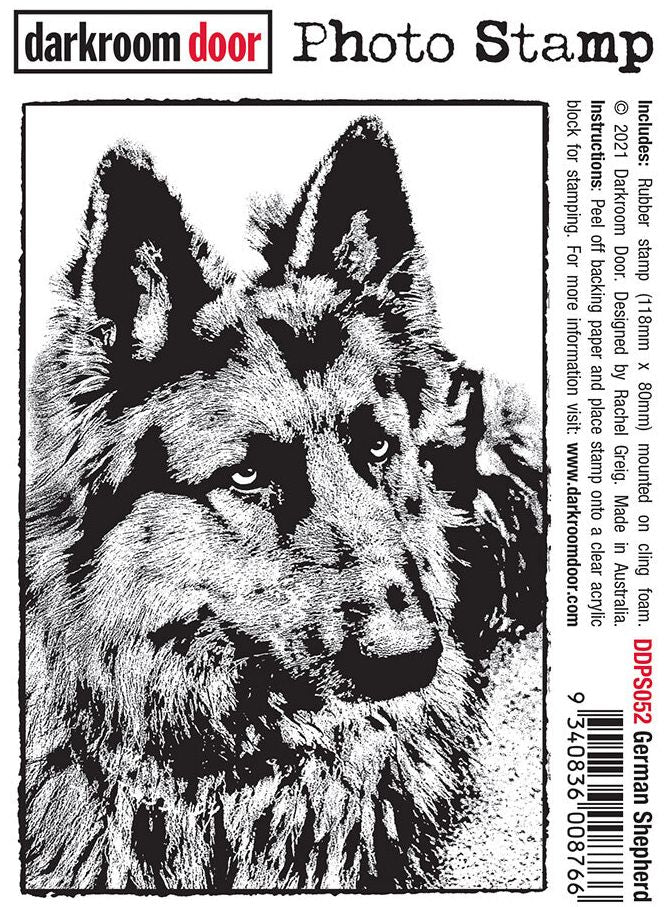Darkroom Door - DDPS052 - Photo Stamp - German Shepherd* *2 only