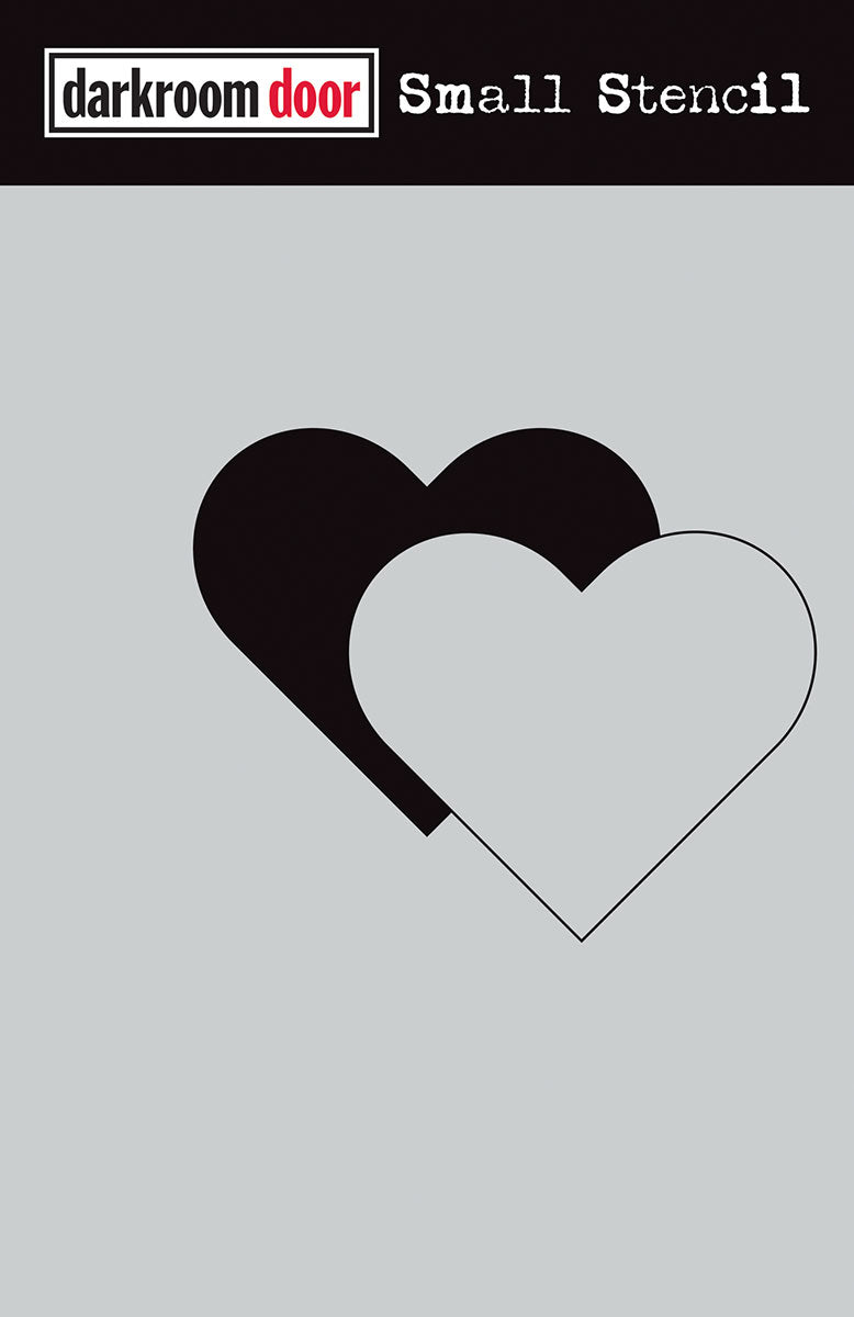 Darkroom Door - DDSS027 Small Stencil - Heart set**