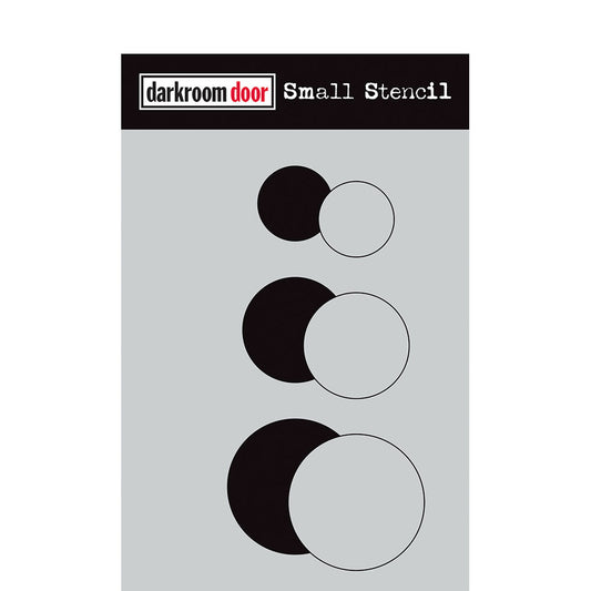 Darkroom Door - Small Stencil DDSS055 Three Circles set - sold out