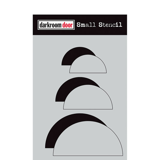 Darkroom Door - Small Stencil DDSS056 Semi Circles set