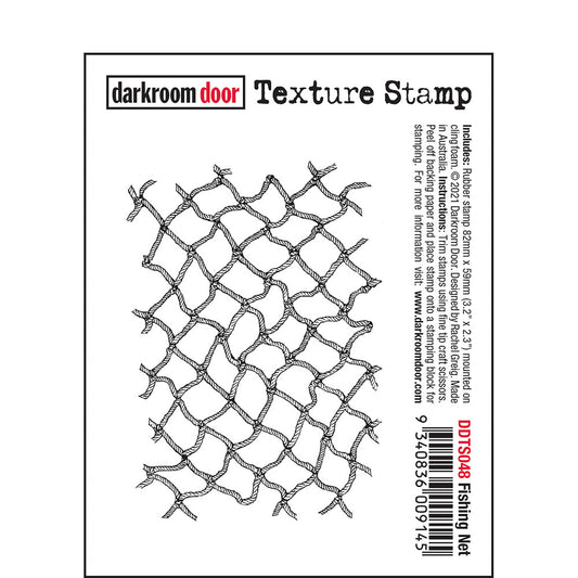 Darkroom Door - Texture Stamp DDTS048 Fishing Net
