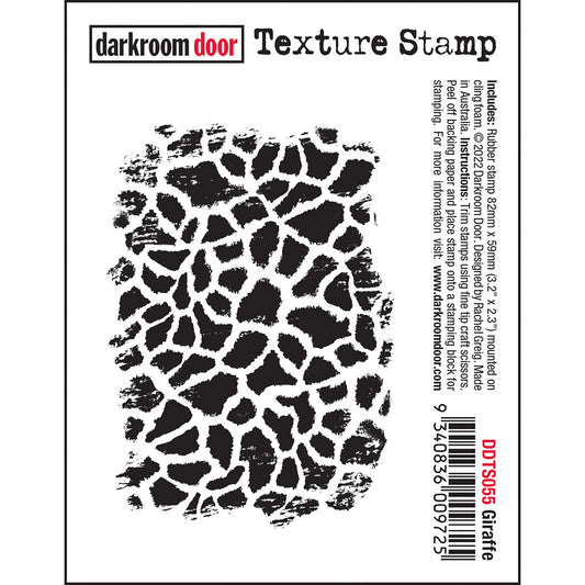 Darkroom Door - Texture Stamp - DDTS055 Giraffe