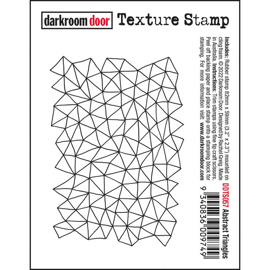 Darkroom Door - Texture Stamp - DDTS057 Abstract Triangles