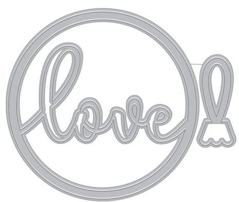 Hero Arts DI793 Love Ornament Fancy die*