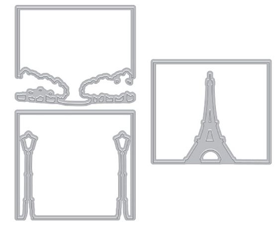 Hero Arts - DI885 Looking Glass Paris*