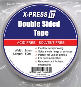 Xpress It Double Sided Tape - 6mm x 50m - out of stock