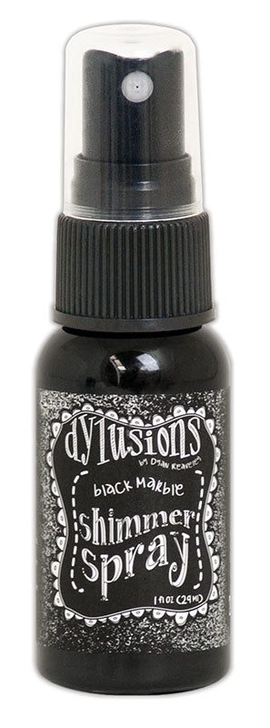 Dylusions Shimmer Spray - Black Marble
