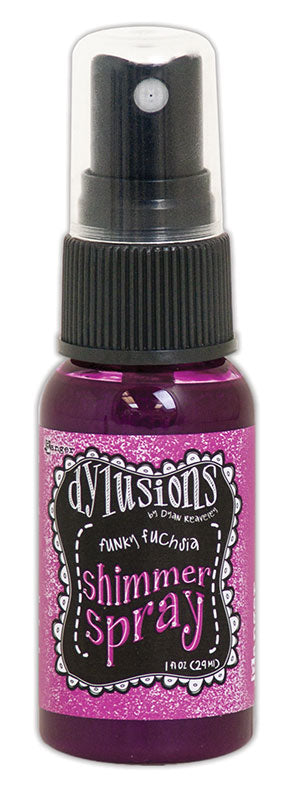 Dylusions Shimmer Spray - Funky Fuchsia