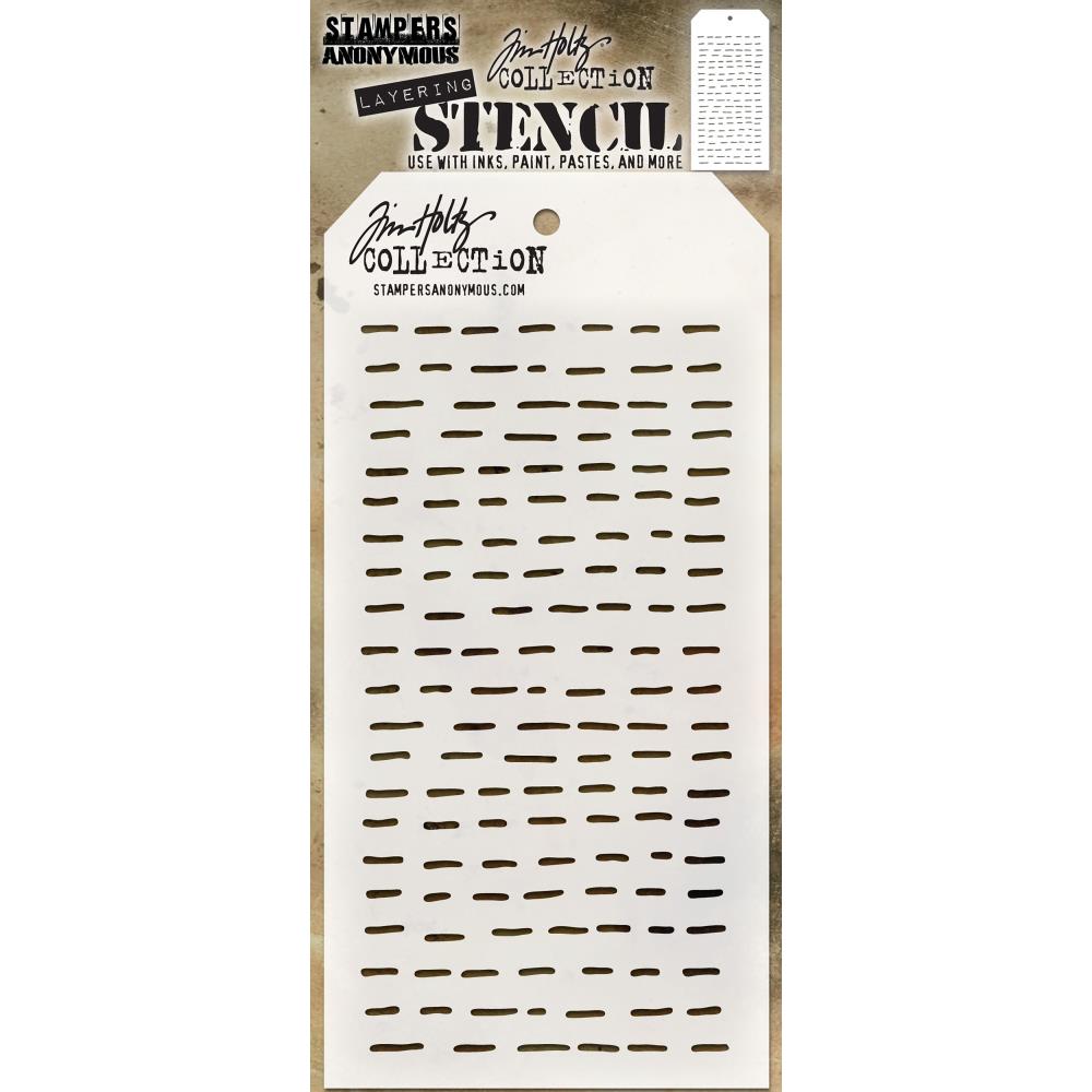 Tim Holtz Stencil - THS101 Dashes........